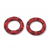 Cloth Fabric Covered Linking Rings WOVE-N009-06A-1