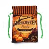 Halloween Cotton Cloth Storage Pouches ABAG-A005-01B-1