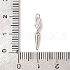 Brass Micro Pave Cubic Zirconia Pendants KK-I276-11P-01-3