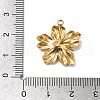 304 Stainless Steel Rhinestone Pendants STAS-P395-11B-G-3