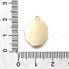 Brass Micro Pave Cubic Zirconia Pendants KK-Q035-16C-G-3