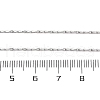 Brass Textured Bar Link Chain Necklaces NJEW-D302-65P-3
