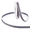 10 Yards Flat Polycotton(Polyester Cotton) Ribbon OCOR-TAC0030-01H-2
