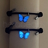 Alloy Luminous Butterfly & Heart Magnetic Adjustable Leather Bracelet Couples Accessories PW-WGCDF69-01-2