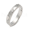 304 Stainless Steel Sun Shin Finger Ring for Women RJEW-B109-04P-3