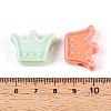 UV Plating Opaque Acrylic Beads OACR-T028-43-3