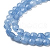 Natural Dyed White Jade Beads Strands G-C179-A6mm-10-4