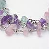 Natural Gemstone Beaded Multi-strand Bracelets BJEW-JB02685-2