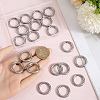 SOFPLATE 20Pcs 304 Stainless Steel Closed Jump Rings STAS-SP0001-85A-3