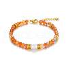 Natural Carnelian Beaded Bracelets for Women CG6931-14-1