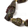 Raw Rough Natural Dragon Blood Beads Strands G-Z087-A03-4