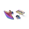 Ion Plating(IP) 304 Stainless Steel Stud Earring for Women EJEW-I285-22MC-2