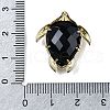 Natural Obsidian Pendants G-U019-02G-09-3