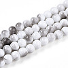 Baking Painted Glass Beads Strands DGLA-N013-8mm-01-1