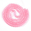 Baking Painted Imitation Jade Glass Round Bead Strands X-DGLA-Q021-6mm-03-2