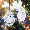 Transparent Glass Pendants GLAA-SP0001-18C-5