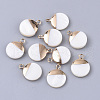 Electroplate Freshwater Shell Pendants SHEL-S276-61A-1