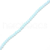 Facted Rondelle Glass Beads GLAA-TAC0008-02B-1