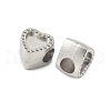 304 Stainless Steel European Beads STAS-D307-02A-P-2
