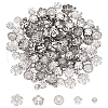 Unicraftale 150Pcs 5 Styles 304 Stainless Steel Bead Caps STAS-UN0060-37-1