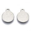 Non-Tarnish 201 Stainless Steel Charms STAS-R116-106-2
