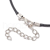 Glass Seed Beads & Polymer Clay & Evil Eye Lampwork Snowflake Pendant Necklaces NJEW-MZ00102-04-5