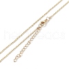 Alloy Rhinestone Pendant Necklaces NJEW-H306-A10-G-5
