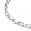 304 Stainless Steel Cable Chain Necklaces NJEW-I248-23P-4