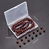 ARRICRAFT Natural Mahogany Obsidian Bead Strands G-AR0001-49-7