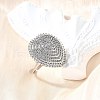 Brass Micro Pave Cubic Zirconia Cuff Rings RJEW-V007-06P-2