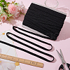 Polyester Braided Ribbons for Curtain Decoration SRIB-WH0011-208B-4