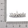 Brass Micro Pave Cubic Zirconia Spacer Beads KK-K371-47A-P-3