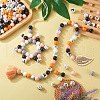 160Pcs 11 Styles Printed Cat & Dog Wood Beads WOOD-TA0001-74-8