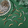 GOMAKERER 150Pcs 3 Colors Tibetan Style Alloy Beads FIND-GO0002-53-7