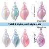 SUNNYCLUE 16Pcs 4 Style Acrylic Pendants SACR-SC0001-19-2