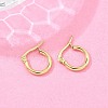 Ion Plating(IP) 304 Stainless Steel Hoop Earrings EJEW-N0016-11G-A-2