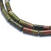 Natural Unakite Beads Strands G-F631-D22-3