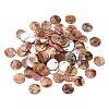 Spray Painted Natural Akoya Shell Charms SHEL-F007-15A-01-1