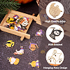  24Pcs 12 Style Halloween Theme Alloy Enamel Pendants ENAM-TA0001-51-4