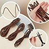 ARRICRAFT 7.5M 3 Styles Round Braided Leather Cord OCOR-AR0001-68-3