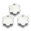 Non-Tarnish 201 Stainless Steel Charms STAS-R116-060-1