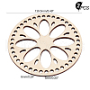 Wooden Basket Bottoms AJEW-WH0126-08A-2