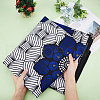 Flower Pattern Polyester Fabric DIY-WH0453-85-3