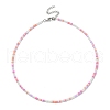 Glass Seed Beaded Necklace NJEW-JN04360-3