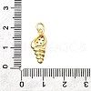 Brass Micro Pave Cubic Zirconia Pendants KK-F896-04G-3