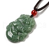 Natural Jadeite Pendant Necklaces G-H306-05-03-3