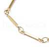 Ion Plating(IP) 304 Stainless Steel Bar Link Chain Bracelets BJEW-K226-10G-2