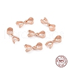 925 Sterling Silver Ice Pick Pinch Bails STER-Z001-015RG-4