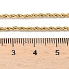 304 Stainless Steel Rope Chain Necklaces X-NJEW-F226-03G-02-2