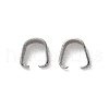 304 Stainless Steel Snap on Bails STAS-V007-02A-P-1